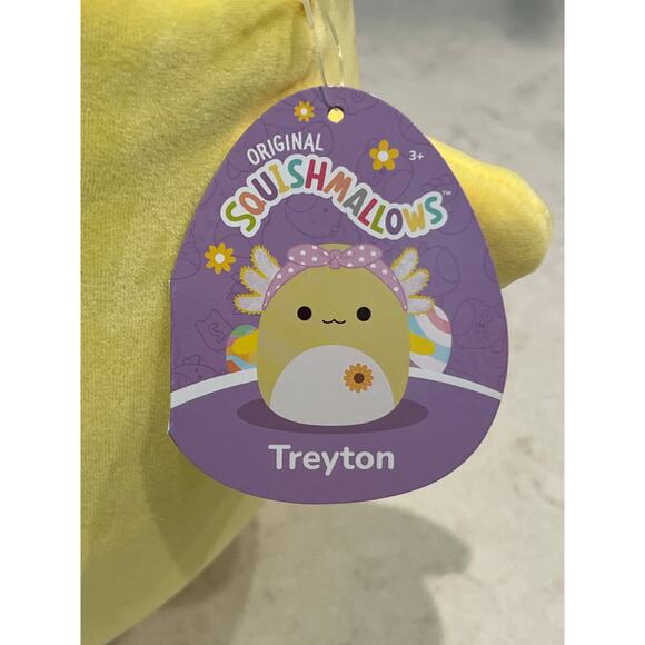 Squishmallows Treyton with headband and flower - new with all tags Size 11" - Picture 6 of 8